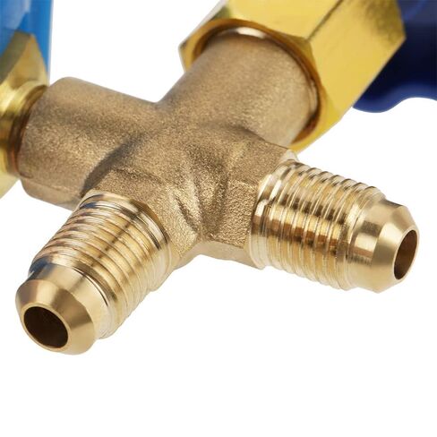 Jeanoko Air Conditioning Refrigerant Recharge Pressure Manifold Set Refrigeration Charging Service Manometer Fit for R410A R22 R134A R404A in Kuwait