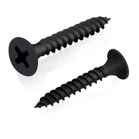 8#x 1-1/2" inche 270 PCS, self Tapping Screws, Phillips Flat Head Dark Grey self Tapping Screws, high Strength Carbon Steel Wood Screws, Phosphate Coated Screws, YLUZS in Kuwait
