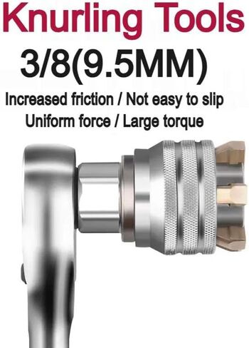 Multi-Function Universal Socket Wrench Tool - 10mm-19mm Adjustable Multi-Function Socket for 3/8" Drive Ratchet, Torque Wrench and Power Drill, Universal Socket Tool with Power Drill Adapter in Kuwait