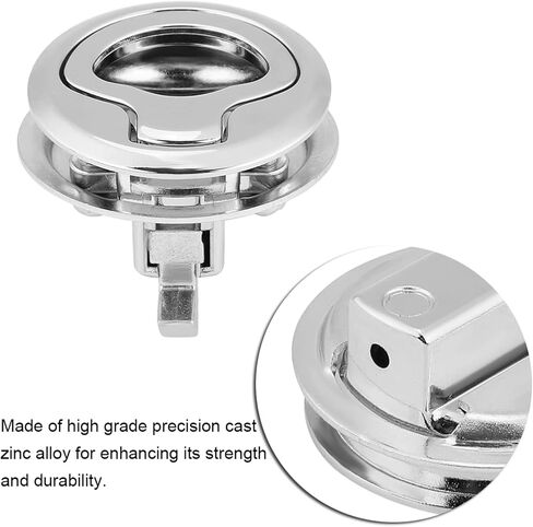 Zinc Alloy Flush Pull Hatch Latch Slam Latch for RV Marine Boat RV in Kuwait