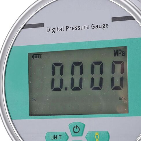 الضغط الرقمي Naroote 0-200bar مع شاشة LCD بإضاءة خلفية 4 بوصة قرص من الفولاذ المقاوم للصدأ M20x1.5 خيط دقة 0.4% لمعدات مختبر النظام الهيدروليكي in Kuwait