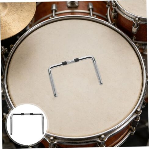 Kisangel Cowbell تصاعد الذراع المشبك على شكل حرف U قابل للتعديل طبلة معدنية رف ملحق لمجموعات الطبول الإلكترونية وأجهزة الإيقاع in Kuwait