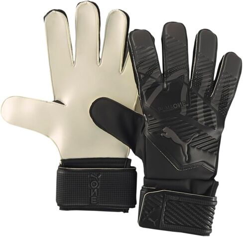 PUMA Mens One Grip 4 Rc Goalkeeper Gloves Soccer Cleats - Black in Kuwait