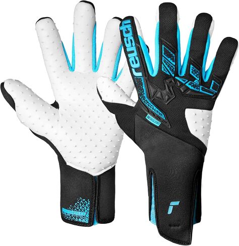 Reusch Attrakt Freegel SpeedBump قفازات حارس المرمى بدون حمالات | قفازات حارس مرمى كرة القدم للبالغين من الجنسين مع قبضة وقص سلبي in Kuwait