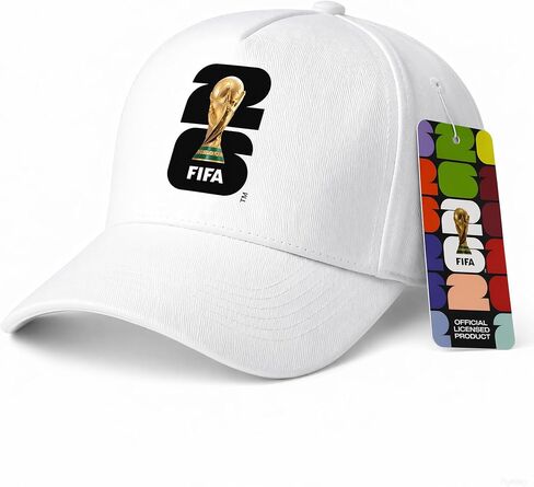 Official FIFA World Cup Licensed Baseball Cap, Adjustable Cotton Soccer Fan Hat for Men Women, FIFA Football Sports Cap in Kuwait