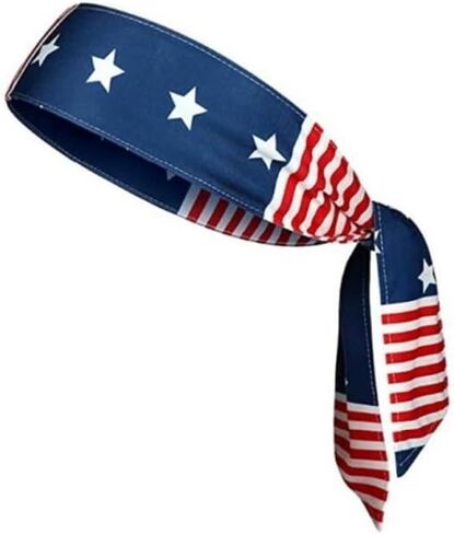 USA Patriots Headband American Flag Sports Bandana for Men & Women Sweat-Wicking Headband for Running, Football in Kuwait