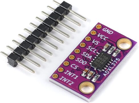 Teyleten روبوت ADXL375 3-Axis وحدة استشعار تسارع عالية الدقة I2C 2V-3.6V أفضل من ADXL345/346 1 قطعة in Kuwait