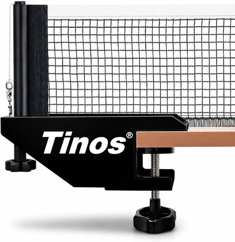 Tinos Premium Quality Ping Pong Net & Post | Tension and Height Adjustment | Heavy Duty Table Tennis net & Post Set in Saudi Arabia