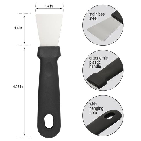 Generic 5Pcs Wire Brush and Scraper Set, Stainless Steel, Brass, Nylon Bristles, 3 Large Brushes, 2 Scrapers, Effortless Handling, Versatile Cleaning, Rust, Paint, Grease Removal in Kuwait