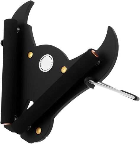 FOMIYES Portable Fold-flat Saxophone Stand, Adjustable Metal Alto Tenor Sax Holder with Anti-slip Base, Space-saving Travel Sax Rack for Alto Soprano and Tenor Saxophones in Kuwait