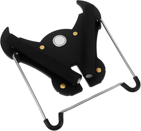 BESTYASH Portable Foldable Saxophone Stand Adjustable Anti-slip Tripod Holder for Alto Tenor and Soprano Saxophones Travel Rack with Padded Arms for Performance Use in Kuwait