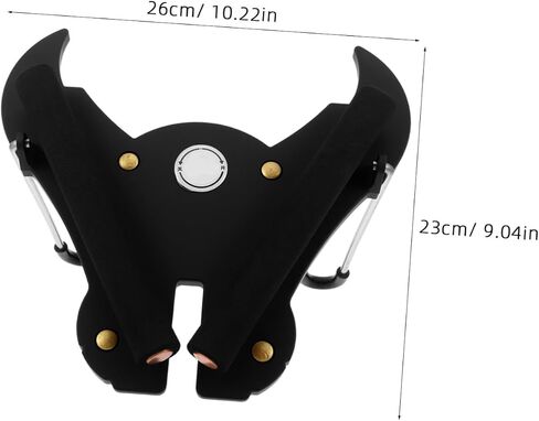 BESTYASH Portable Foldable Saxophone Stand Adjustable Anti-slip Tripod Holder for Alto Tenor and Soprano Saxophones Travel Rack with Padded Arms for Performance Use in Kuwait