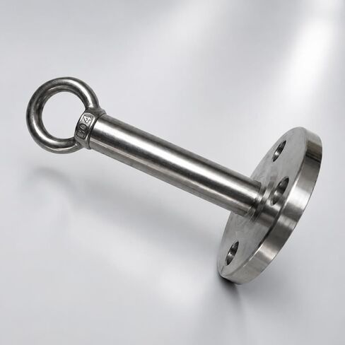 predolo Overhead Eye Hook Stainless Steel Hanging Chair 4-Hole Design Overhead Hanging Anchor for Gym in Kuwait