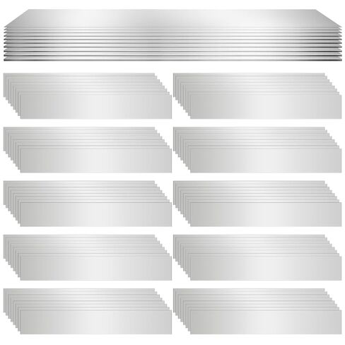 80 pcs Steel Shims, Shim Stock Assortment 1"x6", Metal Shims for Leveling, Thin Metal Strips 10 Thicknesses (0.0007"-0.01") for Precision Alignment in Kuwait