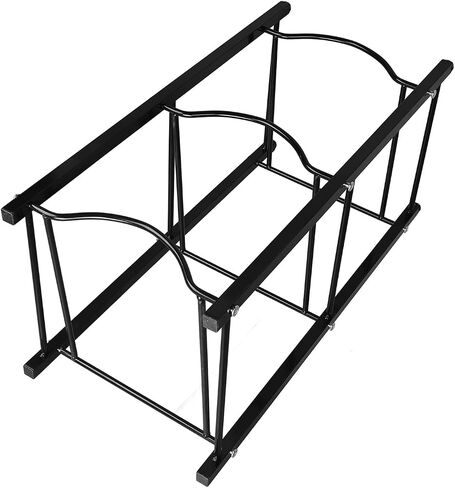 Metal Water Bottle Stand, Sturdy Construction 3 Tier Water Dispenser Rack for Home Office, Space Saving Bottles Storage Solution in Kuwait