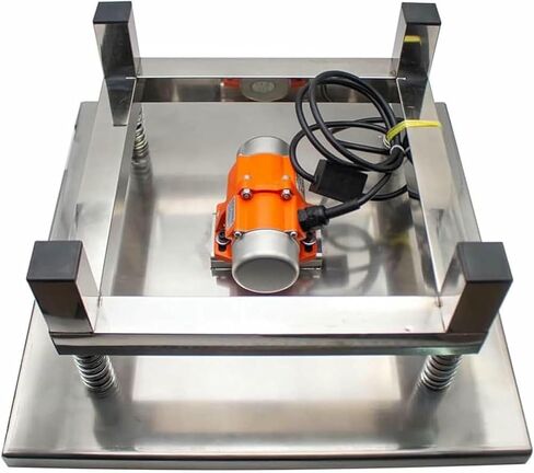 Mini Stainless Steel Concrete Vibration Table, Compact Vibrating Test Platform for Bubble Removal, Ideal for Smooth Finishing and Enhanced Concrete Projects in Kuwait