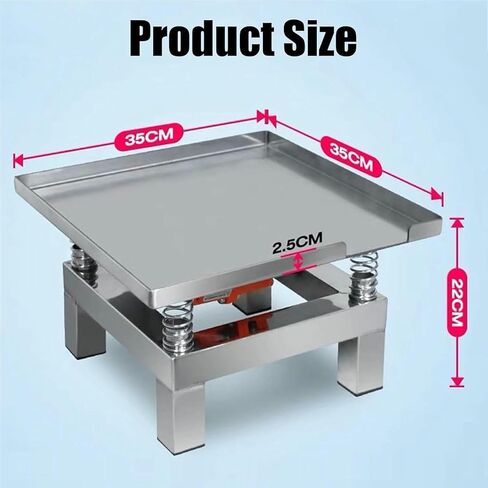 Mini Stainless Steel Concrete Vibration Table, Compact Vibrating Test Platform for Bubble Removal, Ideal for Smooth Finishing and Enhanced Concrete Projects in Kuwait