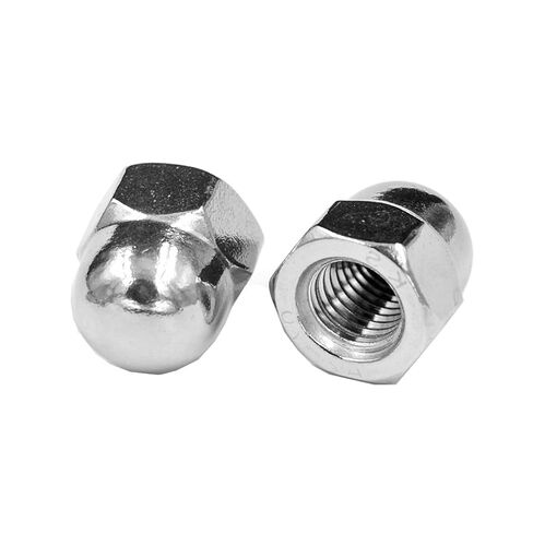 12 Pack M4 Stainless Steel Dome Head Hex Nuts - Decorative Cap Nuts for Furniture Legs, Car Repair, DIY Construction & Woodworking in Kuwait