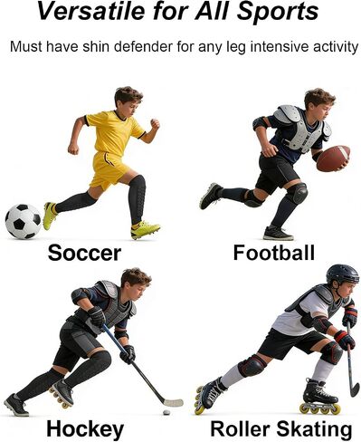 1 Pair Soccer Shin Guards Soccer Teens Kids, Anti-Collision Honeycomb Pads Soccer Shin Guards for Kids Soccer Shin Pads, Shin Defender Shin Guard Sleeves in Saudi Arabia