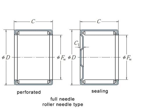 10Pcs 942/30 Bearing 30x38x24mm Full Complement Drawn Cup Needle Roller Bearings with Open Ends FY303824 in Kuwait