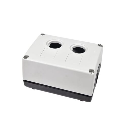 1 قطعة جديد 3SB3802-0AA3 3SB3802-0AA3 2-Hole 22 مللي متر الضغط على زر الضميمة IP65 البلاستيك الرمادي لأجهزة إشارات القيادة in Saudi Arabia