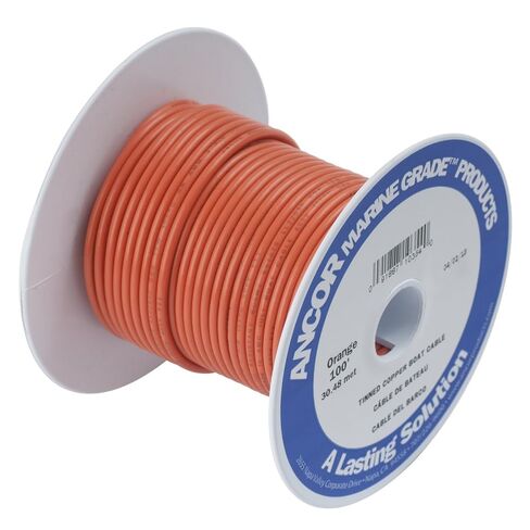 Primary Wire #16 Orange Tin 100' By Ancor Marine Grade Products in Kuwait