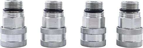 4 Pcs Hydraulic Quick Connect Coupler AM115139 Compatible with John Deere 246 415 425 445 455 X465 X475 X485 X495 X575 X585 X595 X700 X710 X720 X724 X728 X729 X730 X734 X738 X739 in Kuwait