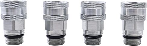 4 Pcs Hydraulic Quick Connect Coupler AM115139 Compatible with John Deere 246 415 425 445 455 X465 X475 X485 X495 X575 X585 X595 X700 X710 X720 X724 X728 X729 X730 X734 X738 X739 in Kuwait