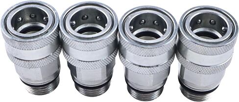4 Pcs Hydraulic Quick Connect Coupler AM115139 Compatible with John Deere 246 415 425 445 455 X465 X475 X485 X495 X575 X585 X595 X700 X710 X720 X724 X728 X729 X730 X734 X738 X739 in Kuwait