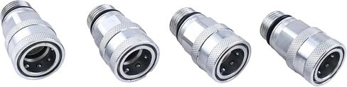 4 Pcs Hydraulic Quick Connect Coupler AM115139 Compatible with John Deere 246 415 425 445 455 X465 X475 X485 X495 X575 X585 X595 X700 X710 X720 X724 X728 X729 X730 X734 X738 X739 in Kuwait