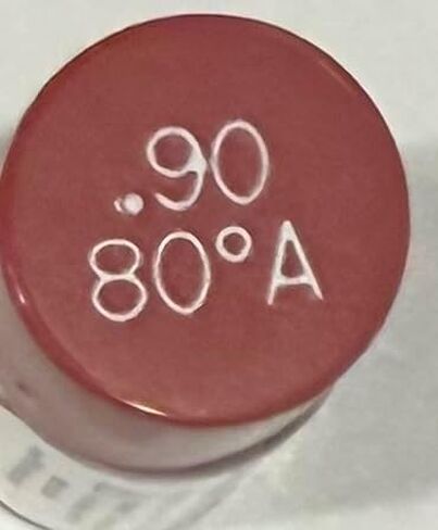 فوهة موقد الزيت، .90 80 أمبير، غطاء أحمر للرذاذ المجوف .90 80 أمبير فوهة الزيت .90 جالون في الدقيقة مع رذاذ مجوف بزاوية 80 درجة in Kuwait