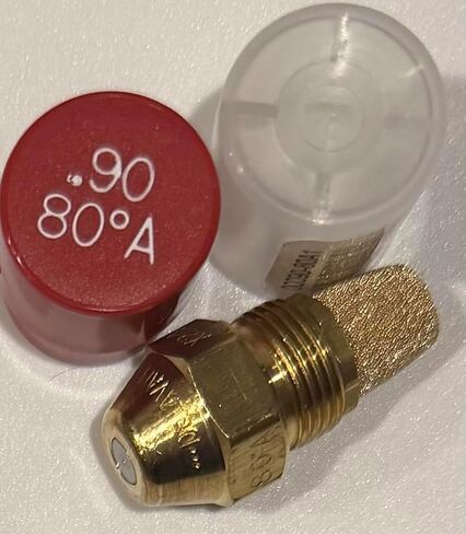 فوهة موقد الزيت، .90 80 أمبير، غطاء أحمر للرذاذ المجوف .90 80 أمبير فوهة الزيت .90 جالون في الدقيقة مع رذاذ مجوف بزاوية 80 درجة in Kuwait