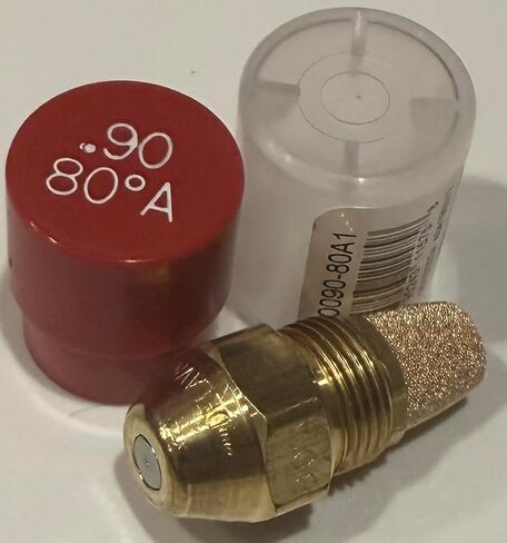 فوهة موقد الزيت، .90 80 أمبير، غطاء أحمر للرذاذ المجوف .90 80 أمبير فوهة الزيت .90 جالون في الدقيقة مع رذاذ مجوف بزاوية 80 درجة in Kuwait