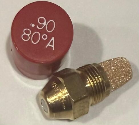فوهة موقد الزيت، .90 80 أمبير، غطاء أحمر للرذاذ المجوف .90 80 أمبير فوهة الزيت .90 جالون في الدقيقة مع رذاذ مجوف بزاوية 80 درجة in Kuwait