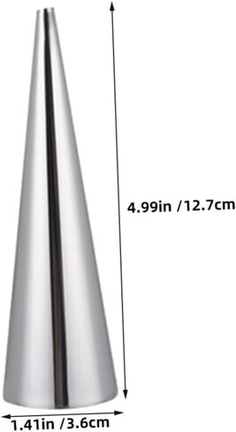Sewroro 80pcs Stainless Steel Cream Horn Molds for Baking Pastry Horns and Cannoli Tubes with Brushes, Conical Shape, Smooth Edges, Sturdy Material for Professional Chefs and Home Bakers in Saudi Arabia