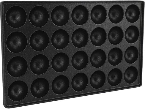 28 Hole Takoyaki Maker Octopus Meatballs Pan Takoyaki Pan Aebleskiver Nonstick Aluminum Baking Tray Quail Egg with 4cm Holes for Meat Balls Quail Eggs in Kuwait