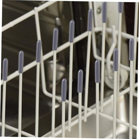 Dishwasher Rack Caps 100 Pcs Universal Dishwasher Rack End Caps for Prong Repair Silicone Protective Covers for Tine Tips Rust Prevention 0.98 X 0.19 X 0.19 in in Kuwait