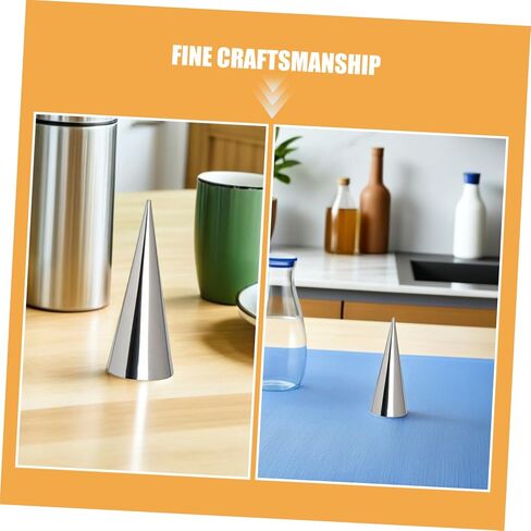 jojofuny 85pcs Stainless Steel Cone Roll Croissant Molds with 5 Cleaning Brush Sets, Conical Cream Horn Pastry Baking Tools for Danish Puff Pastry and Dessert Making in Kuwait