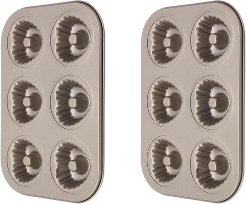 Of 2 Stainless Steel Construction Baking for Uniform Heat Distribution Home Baking Tool Kitchen Gadget Cake in Kuwait