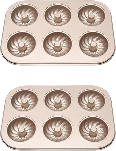 Of 2 Stainless Steel Construction Baking for Uniform Heat Distribution Home Baking Tool Kitchen Gadget Cake in Kuwait
