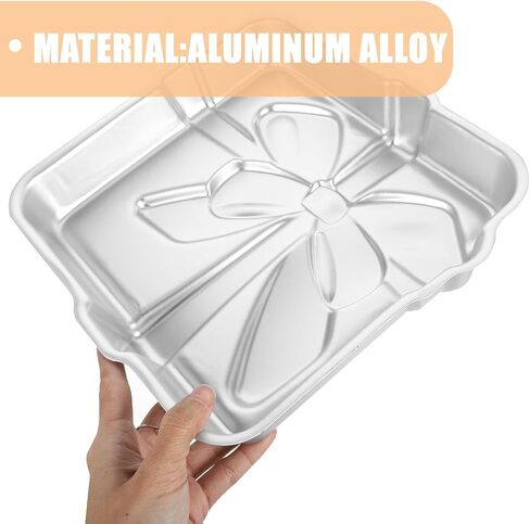 Garneck Aluminum Alloy Cake Baking Pan Lightweight Box Shaped Mold for Fast Heat Conduction, for Making Cakes and Daily Use in Families and Restaurants in Kuwait