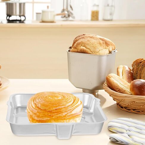 Garneck Aluminum Alloy Cake Baking Pan Lightweight Box Shaped Mold for Fast Heat Conduction, for Making Cakes and Daily Use in Families and Restaurants in Kuwait