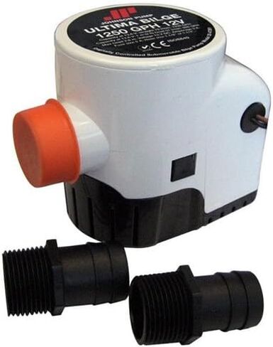 جونسون مضخة جونسون مضخة ألتيما بيلج 1250 GPH 1-1/8 "و 1-1/4" خرطوم / 32-47261-002 / in Kuwait