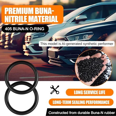 5 Pack 405 Buna-N O-Ring, 2 Inch O Ring Rubber​ for Industrial Seals, 70A | 2" ID, 2-1/2" OD, 1/4" Width, AS568A Standard in Kuwait