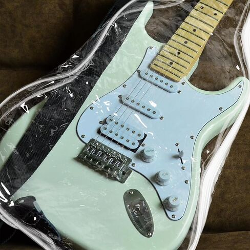 Transparent Electric Guitar Bag Waterproof Protective Cover Lightweight Professional Guitar Protector Universal 3/4 Size Case 41.33X16.53X3.14In in Kuwait