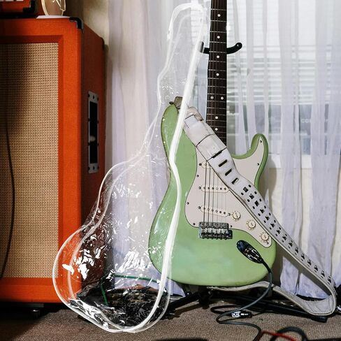 Transparent Electric Guitar Bag Waterproof Protective Cover Lightweight Professional Guitar Protector Universal 3/4 Size Case 41.33X16.53X3.14In in Kuwait