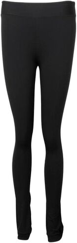 Ice Figure Skating Practice Long Pants Women Girls' Warm Tights Trousers, Black, XS in Kuwait