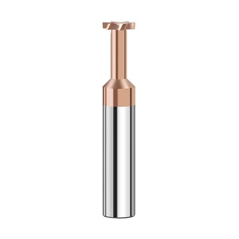 Carbide T Slot Milling Tools Metal Aluminium Machining Tungsten SteelT-Groove End Mills(H4.0,COATING-D6X50L) in Kuwait