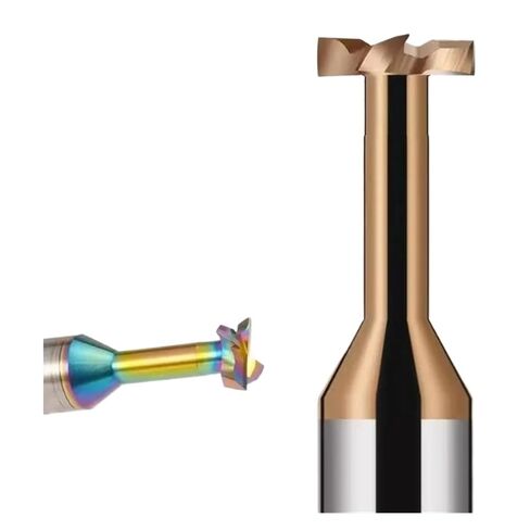 HRC55 T Slot End Mill Shank Milling Tungsten Carbide Router Bit Coated(D3x1.5hxd4x50l) in Kuwait