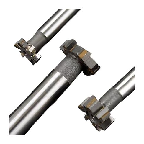 T Slot Milling Alloy Rough Inserted Straight Shank End Mill Hardness Metal Bit(45948) in Kuwait